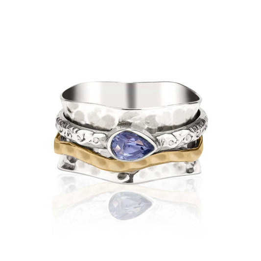 Aura Magic Spinning Ring - Tanzanite