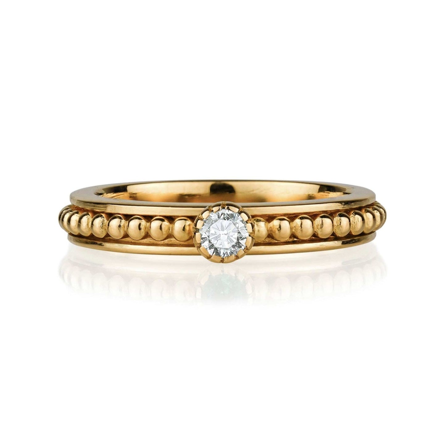 Lalita Spinning Ring - Gold Cubic Zirconia