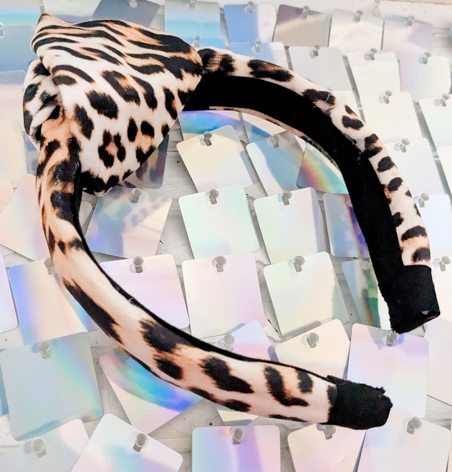 Knotted Hairband - Leopard Print